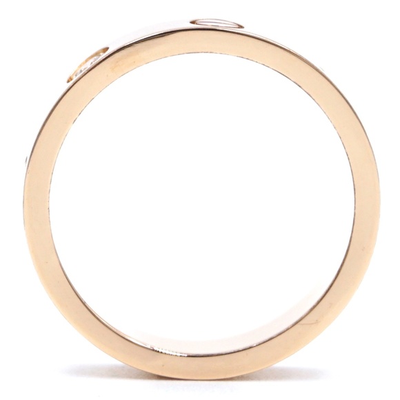 1p Diamond 18k Love 3.5mm Wide Size 50 5.5 Ring - Picture 5 of 8